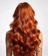 24 Inch Ginger Body Wave Lace Front Wig - 13x4 HD Lace Human Hair Wig 150% Density