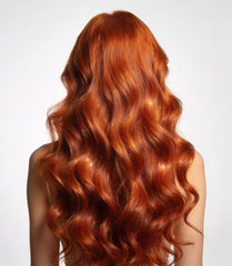 24 Inch Ginger Body Wave Lace Front Wig - 13x4 HD Lace Human Hair Wig 150% Density