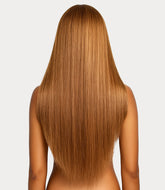 13x4 Lace Front Wig Straight Highlighted - Honey Blonde 18-24 Inch Human Hair