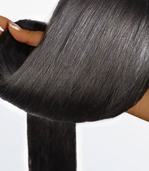 Brazilian Virgin Hair Straight Bundles - 10A Grade Natural Black 10-36 Inch Human Hair Weave