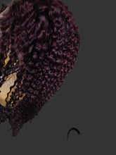 13*4 lace front 26 inch kc Burgundy 180%
