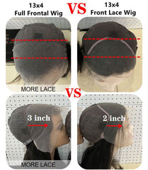 200% Density 13x4 Full Frontal Lace Wig Straight - Premium Human Hair