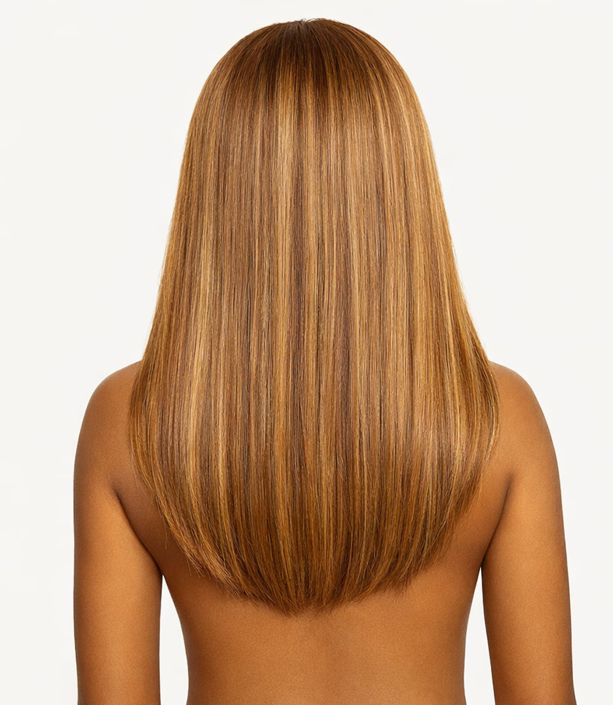 13x4 Lace Front Wig Straight Highlighted - Honey Blonde 18-24 Inch Human Hair
