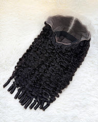 HD Lace Front Wig Burmese Curly - 12-30 Inch Virgin Human Hair Lace Wig