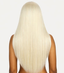 13x4 HD Lace Front Wig #613 Blonde - 200% Density Straight Human Hair Wig Pre-Plucked