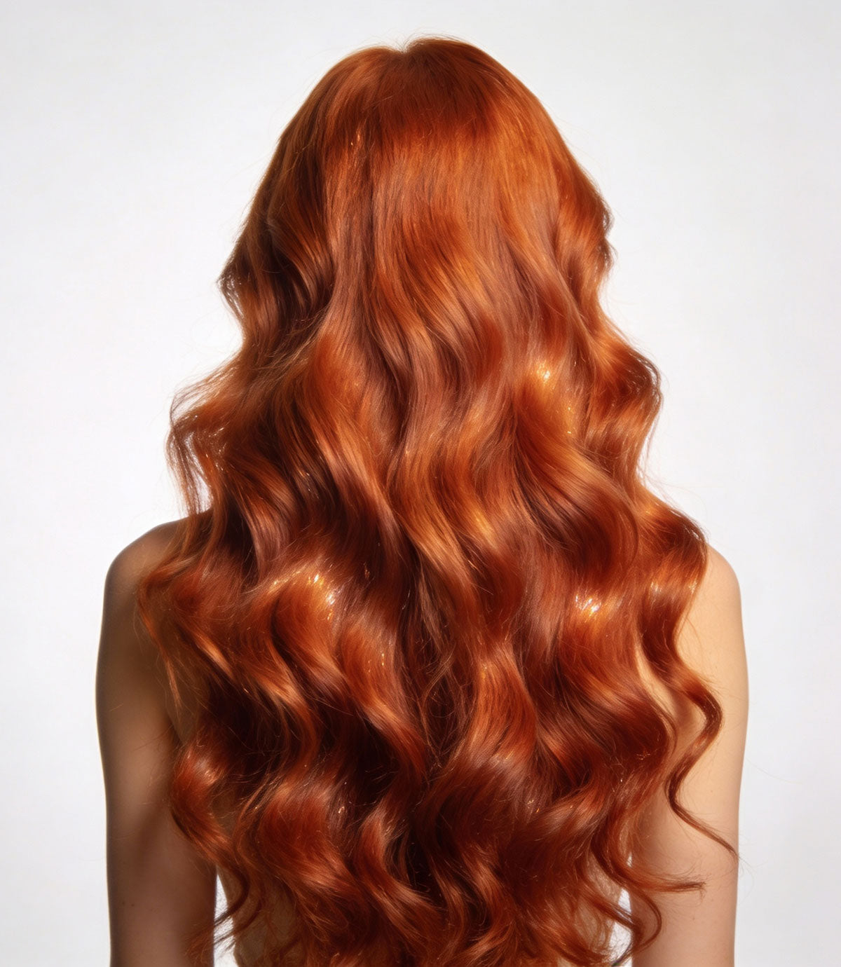 24 Inch Ginger Body Wave Lace Front Wig - 13x4 HD Lace Human Hair Wig 150% Density