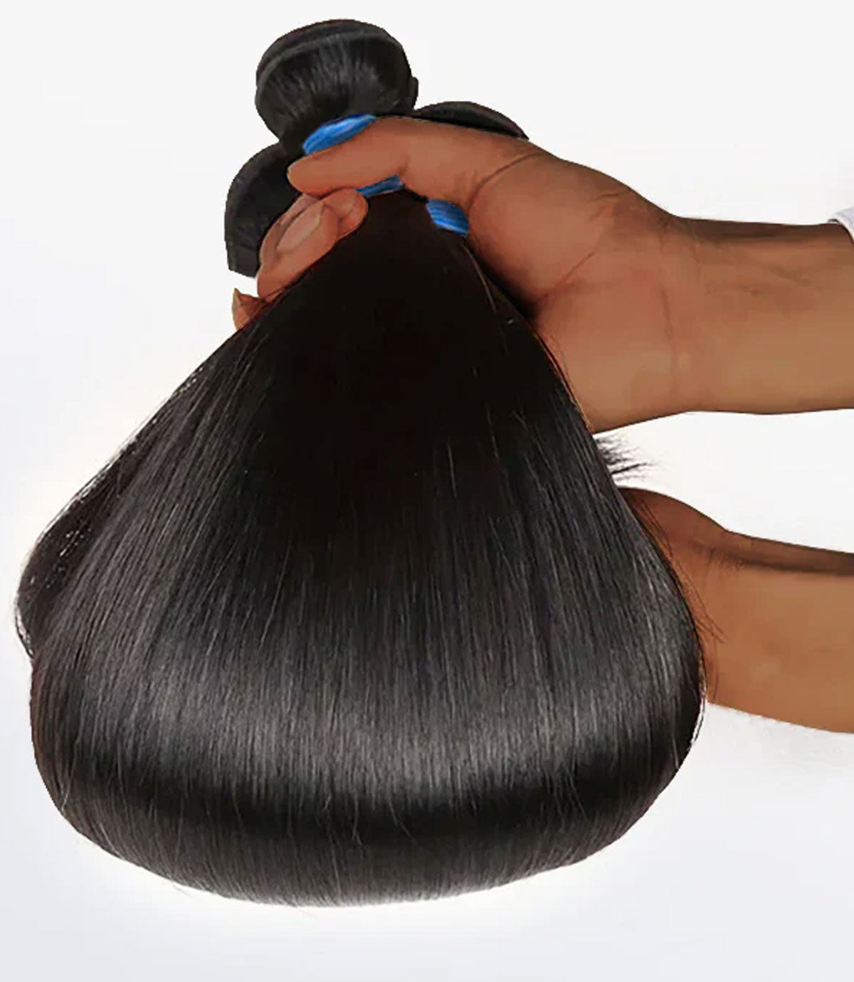 Brazilian Virgin Hair Straight Bundles - 10A Grade Natural Black 10-36 Inch Human Hair Weave