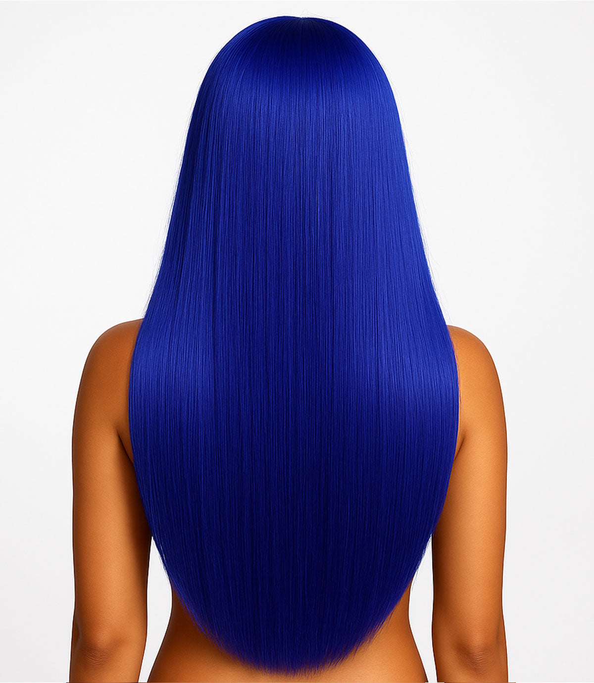 13x4 Transparent Lace Front Wig Blue - 12-30 Inch Virgin Human Hair Colored Wig