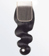 5x5 HD Lace Closure Body Wave - Natural Black Free Part Human Hair Closure 14-20 Inch